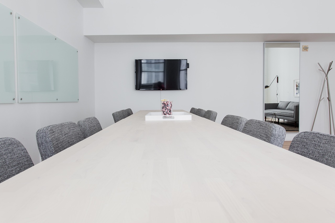 Chairs, conference room, furniture — Exploring Sweden IPTV Options for Live TV and On-Demand Entertainment