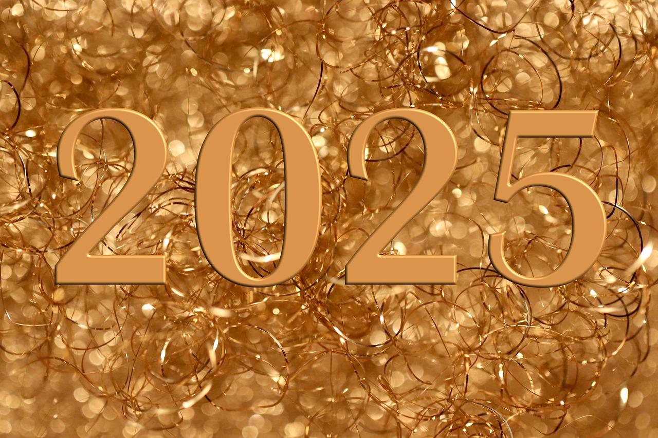 New year's day, 2025, greeting card — Frag 176 191 Peptid Nach der Einnahme