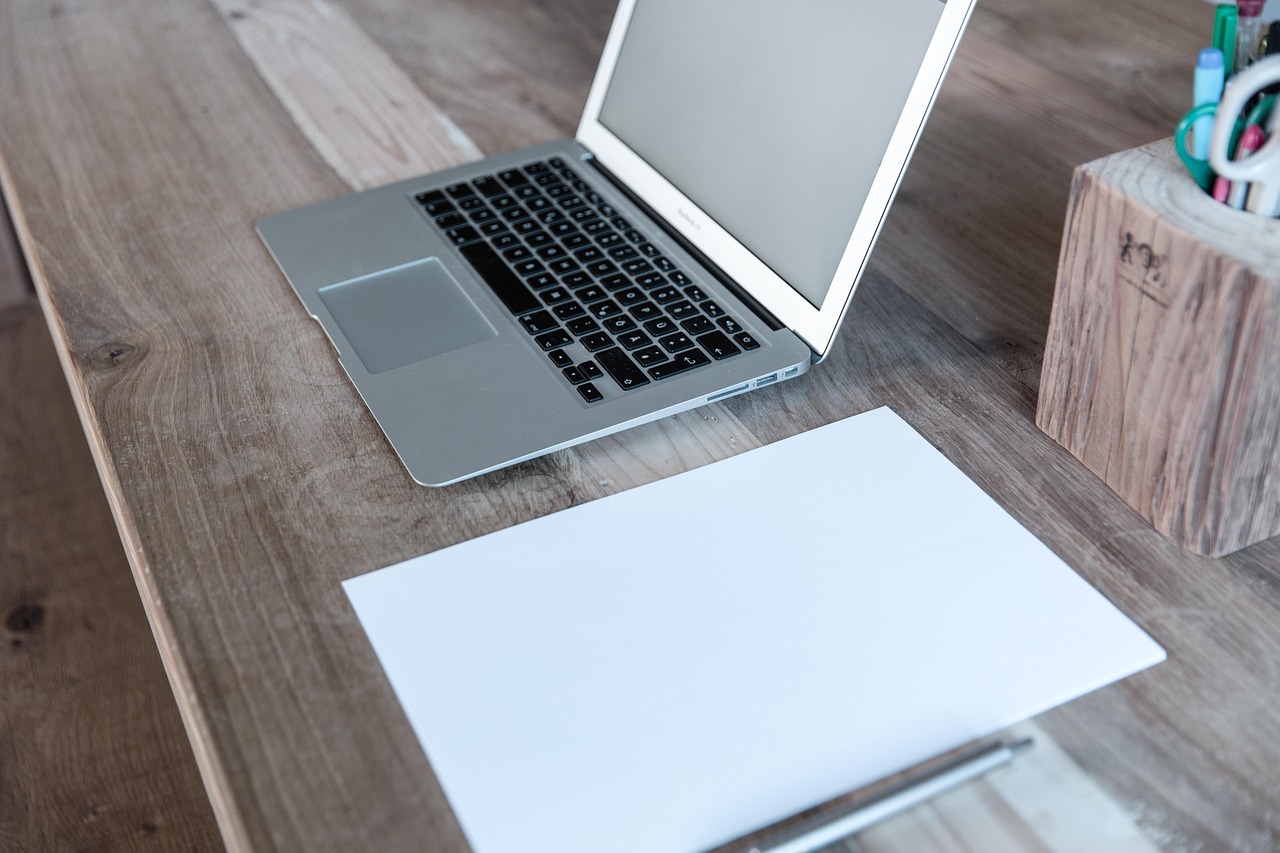 Home office, laptop, notebook — Web Design Southampton: Enhancing Your Online Presence