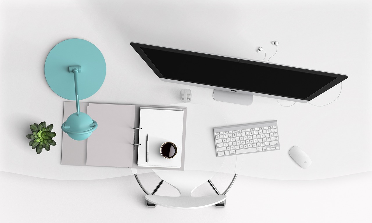 Desk, computer, modern — Why Windows 11 Home Offers a User-Friendly and Secure System