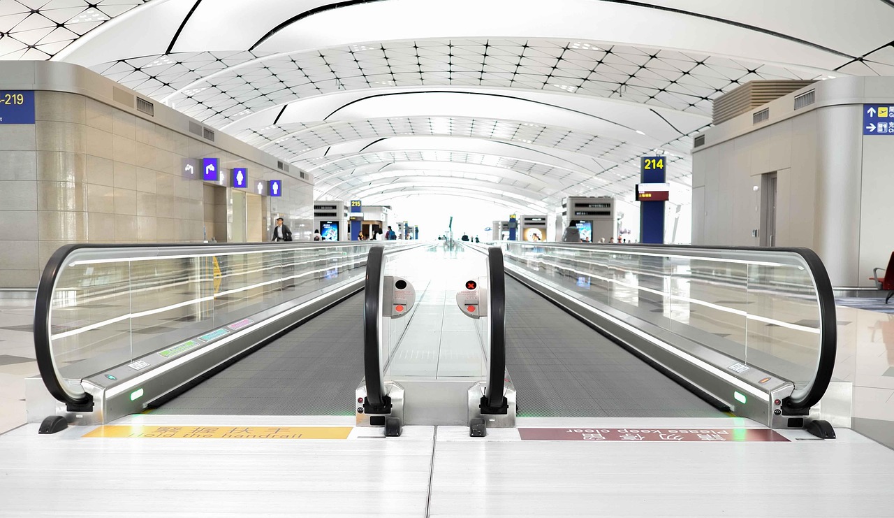 Airport, elevator, technology — Work Smarter with Dedicated Outlook Email Accounts